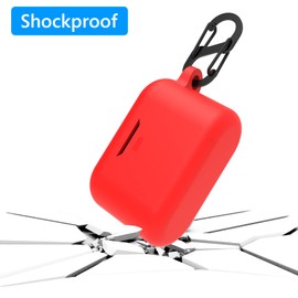 Geekria - Funda de silicona compatible con Beyerdynamic Free BYRD True Wireless Earbuds, funda protectora para auriculares, funda de transporte con gancho para llavero, puerto de carga accesible