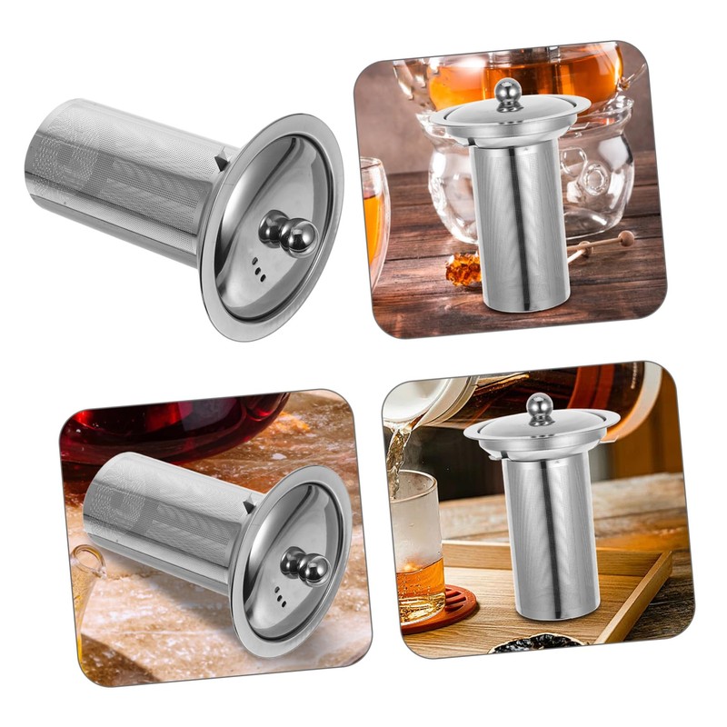 Mobestech Stainless Steel Tea Strainer Portable and Reusable Fine Mesh