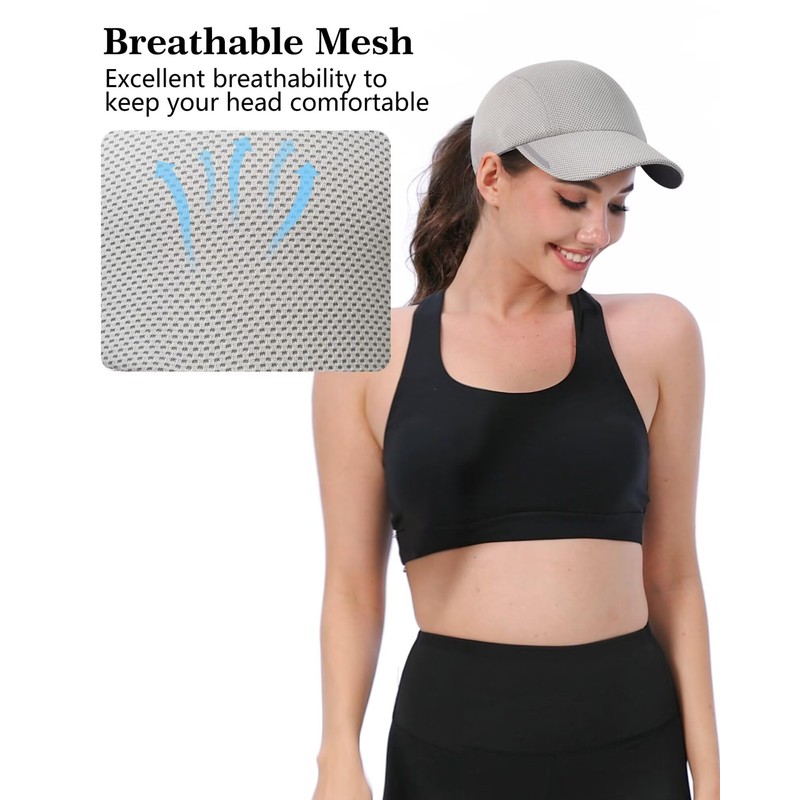 GADIEMKENSD Men's Cooling Running Hat Performance Mesh Cap - Excellent