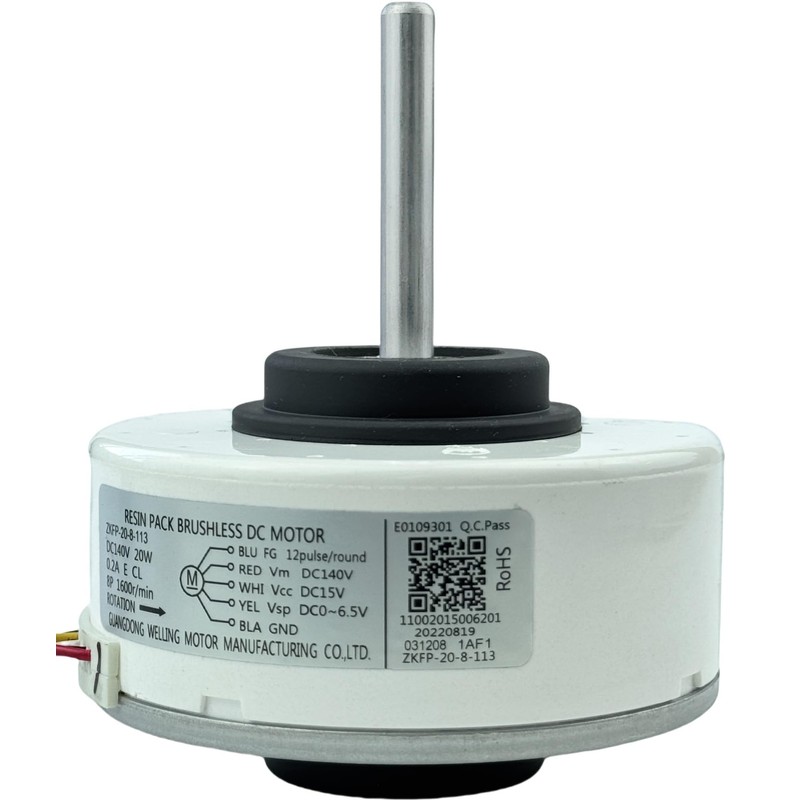 Air Conditioning Motor ZKFP-20-8-113, Brushless DC Motor fit for Midea