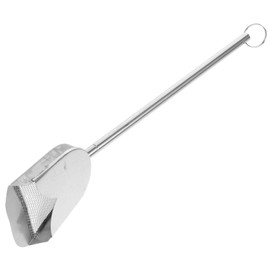 BUGUUYO Adjustable Stainless Steel Poop Scooper for Bird Cage Cleaning Versatile Tool for Use Bird Poop Removal Supplies