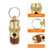 PATIKIL 1/4" Male NPT Safety Valve, 4 Pack Air Pressure
