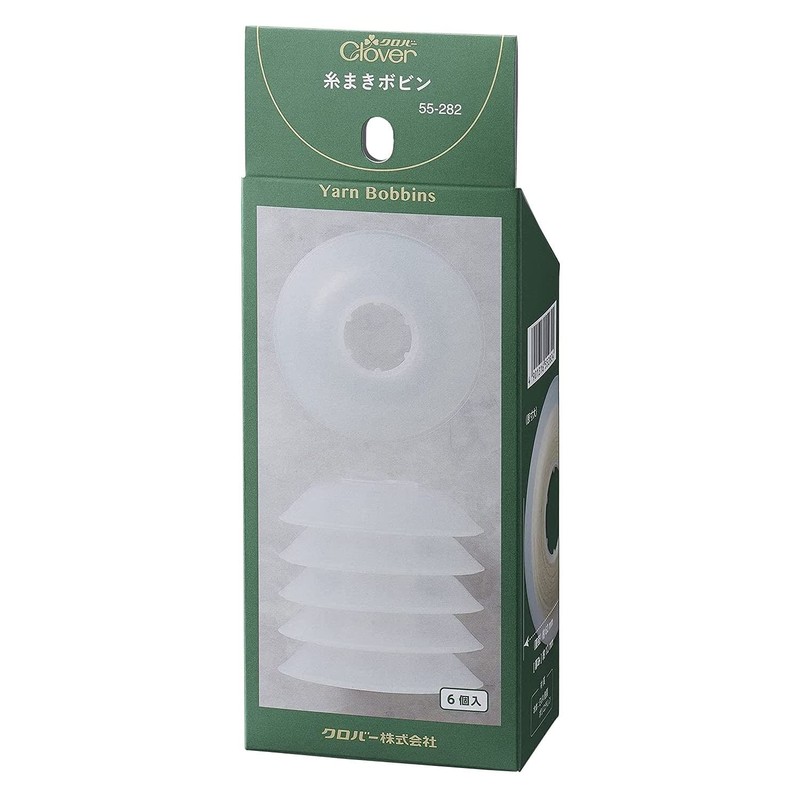 Clover 55-282 Threading Bobbin, Clear