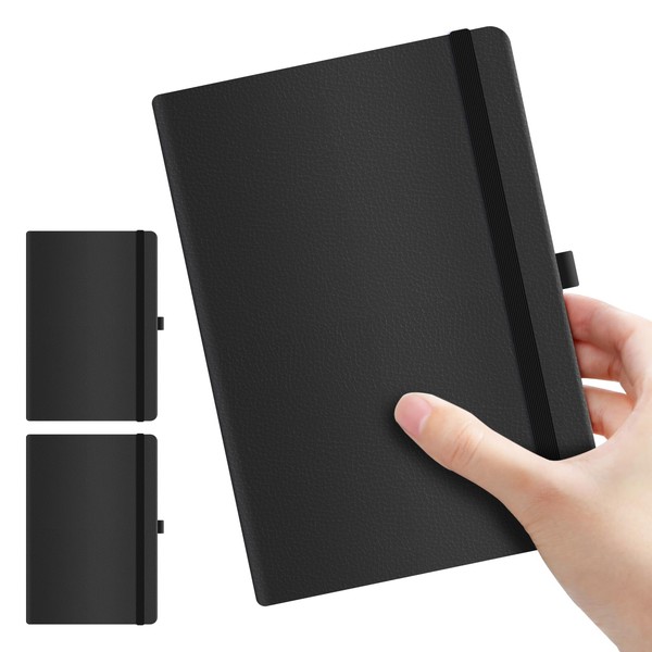 RJUP 3Pcs Pocket Notebook A5, Small Notebooks for Work, All