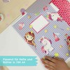 Papierdrachen 2 high-quality school folders for children, DIN A4, unicorn