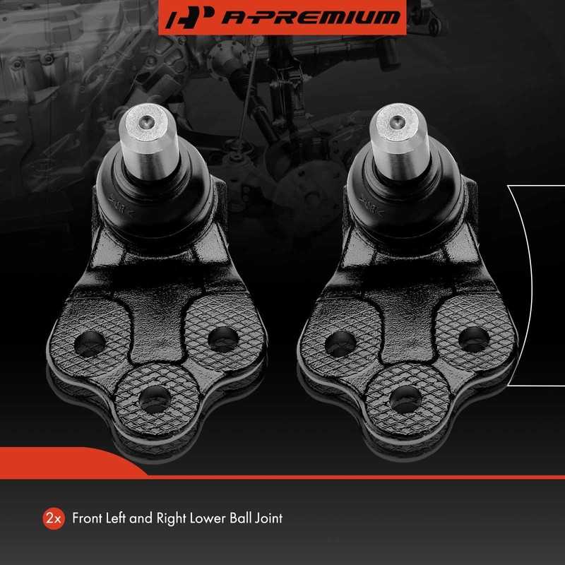 A-Premium 2 x Front Lower Ball Joints, Compatible with Jeep