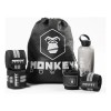 Monkey Power Pack Rodilleras Clasicas Muñequeras Fitness Gym