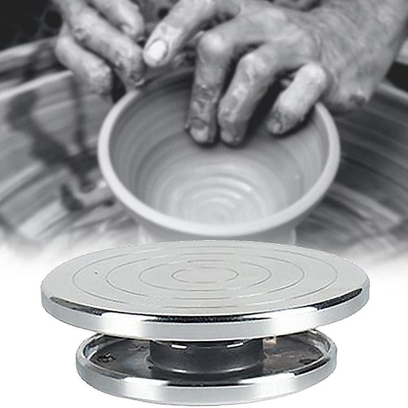 Sknrlko Heavy Duty Sculpture Wheel Turntable Ceramic Stand Rotating DIY