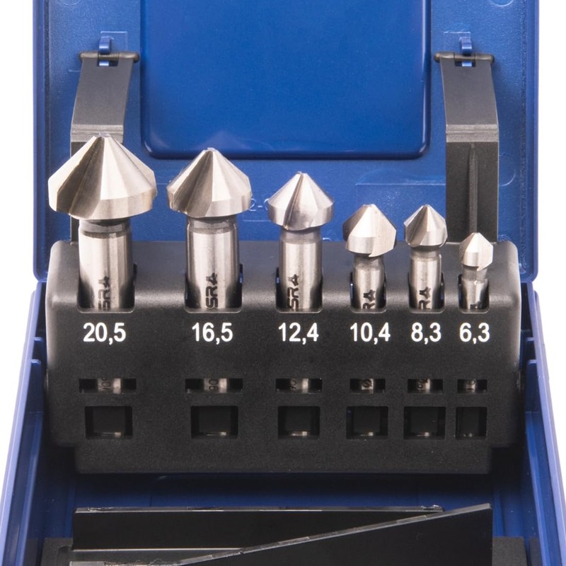 GSR Professional HSS countersink set, DIN 335 C, 90° countersink