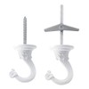 GDQLCNXB 2 Sets 55mm/2.17" Ceiling Metal Ceiling Hooks, Heavy Duty