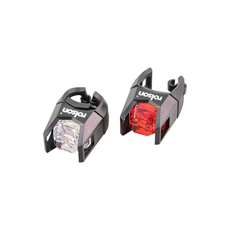 Rolson 61622 2 pc LED Bike Light Set