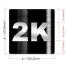 Apartment number 2K sign - UNIT NUMBER 2K SIGN/SUITE 2K
