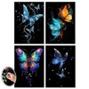 KAMIHO Scratch Art Scratch Art Adult Art Scratch (Butterfly Series)