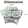 Collapsible Net Fishing Cage Shrimp Cage Crab Cage Bait Trap