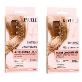 REVUELE Active Hair Concentrate Biotin Ultra Volume Ampoules 2 x (8 x 5 ml)
