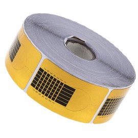 Vaguelly 1Roll Golden Square Nail Guide Stickers for Women Manicure Tool for DIY Nail Art Easy Application with Markings Durable and Safe for Home Professional Use