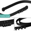Room Divider Curtains Flexible Ceiling Tracks Set Curtain Track Ceiling