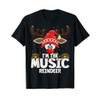 Christmas Matching I'm The Music Reindeer T-Shirt