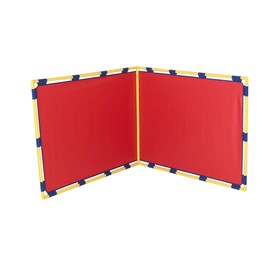 Children's Factory Big Screen Rt. Angle PlayPanel Set (CF900-533R), Kids Room Divider Panels, Free-Standing Classroom Partitions for Daycare/Preschool