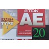 TDK CASSETTE TAPE AE 20 Minutes Normal/TypeI