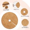 MUGVELL Coconut Fiber Mulch Rings 3 Pcs Natural Tree Protector