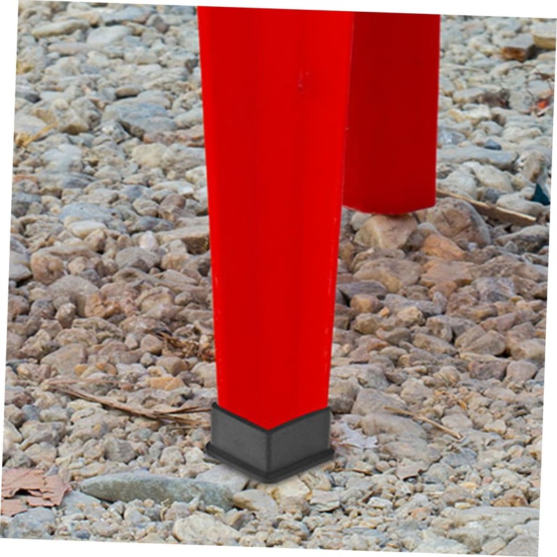 Tofficu 10pcs Non Slip Rubber Leg Caps for Furniture Feet