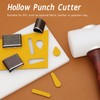 55Pcs Hollow Punch Cutter High Carbon Steel Rich Sizes Box