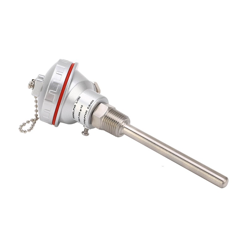 PT100 Temperature Sensor Probe 10 X 100mm PT1/2in Thread 3W