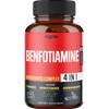 agobi 4in1 Benfotiamine Supplement - 2 Months for Digestion, Energy Production & Immune - Plus Turmeric Curcumin Root, Ashwagandha Root & Organic Gymnema Sylvestre - 120 Capsules