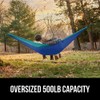 GORILLA GRIP Durable Portable Camping Hammock, Holds 500lbs with Heavy