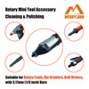 Merryland Wire Brush Mini Brass Brush for Dremel 72 Pack,