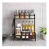 Molin Dollins Rack Organizador Estante Especiero Cocina 2 Niveles Acero