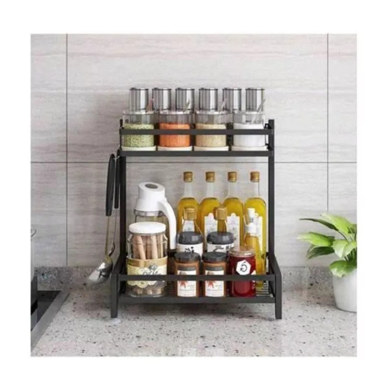 Molin Dollins Rack Organizador Estante Especiero Cocina 2 Niveles Acero