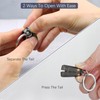 VOGARB Portable Mini Nail Clippers Collapsible Keychain Nail Clipper for