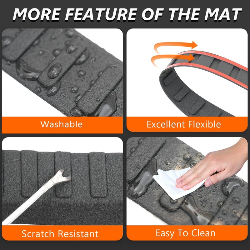 powoq 2PCS Rear Bumper Protector Compatible with 2019-2024 Toyota RAV4