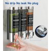 Shower Soap Dispenser Wall Mounted No Drill Shampoo Dispenser for