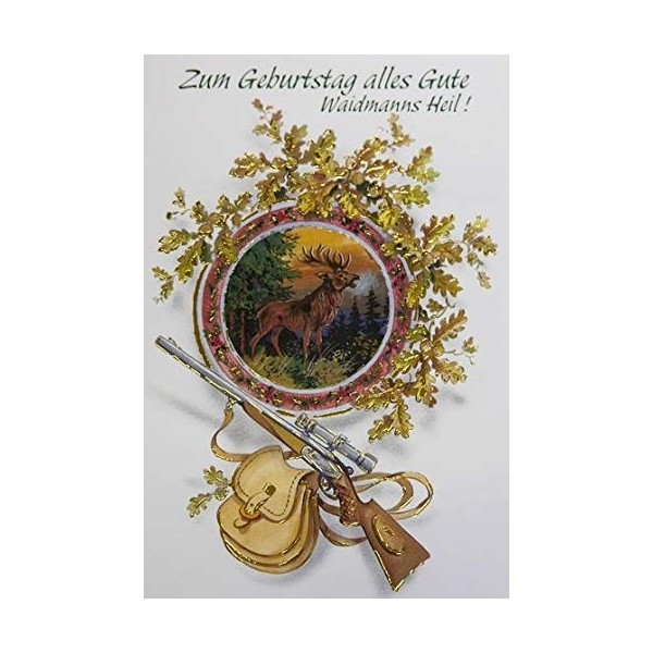 Happy Waidmanns Happy Birthday Card with Beige Envelope / Envelope