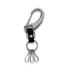 Dickies New Colors! DS054NCS1 Simple Carabiner Keychain Silver and White