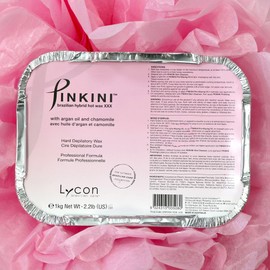 Lycon Pinkini Brazilian Hybrid Hot Wax XXX with Argan Oil and Chamomile / 2.2 Lbs.