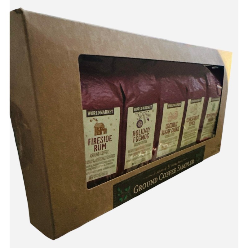 World Market Holiday Limited Edition Ground Coffee (5 Holiday Sampler)