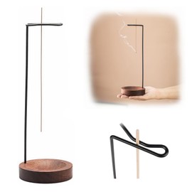 Vakrny Porta Incienso，Quemador de Incienso，Porta Incienso Elegante，Incensario de Latón,Adecuado para Oficinas， Adecuado para Meditación, Yoga, SPA，Durmiendo，Meditación, Etc