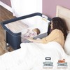 Dream On Me Waves 3-in-1 Baby Bassinet, Bedside Sleeper and