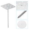 PATIKIL 5.9 Inch Perforated Insulation Pins with Round Washers, 50