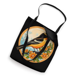 Cute Oriole Floral Oriole Icterus Galbula Bird Lover Oriole Tote Bag