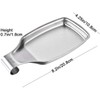 Stainless Steel Spoon Rest, Spoon Rest for Stove Top, 8