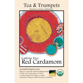 USDA Organic Red Cardamom Loose Leaf Rooibos Tea - 4 oz