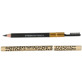 TOVINANNA 2Pcs Double Head Eyebrow Pencil with Brush, Long Lasting-Waterproof Professional Eyebrow Pencil for Precise, Shapes, Fills Brows, Contours (Black)