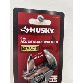 Husky 6 in. Adjustable Wrench