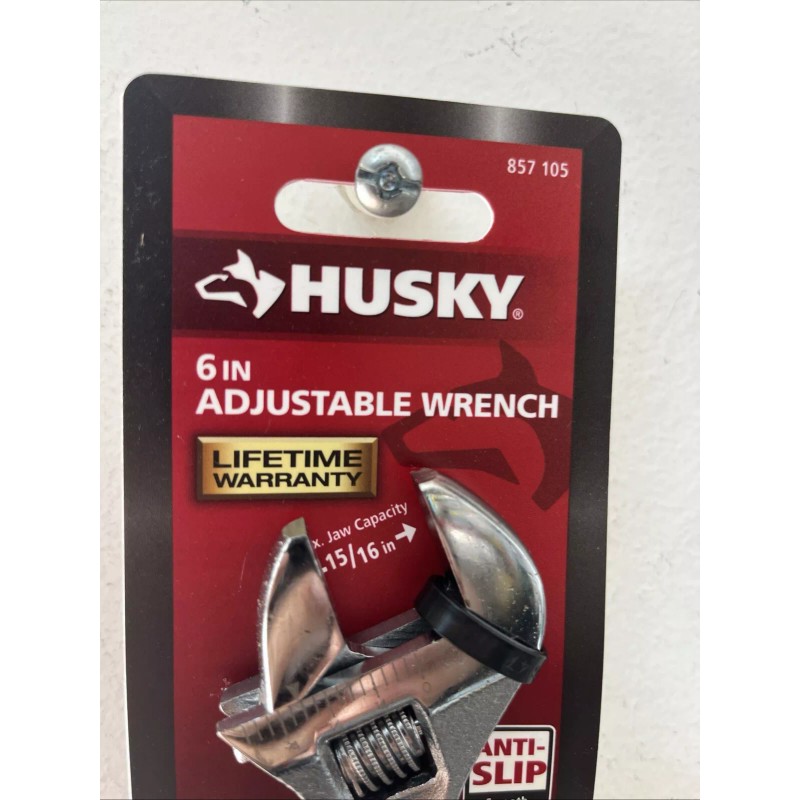 Husky 6 in. Adjustable Wrench