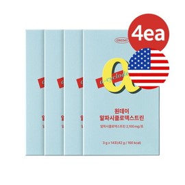 Days On One Day Alpha CD Pineapple Flavor 4 Boxes / 데이즈온 원데이 알파CD 파인애플맛 4박스